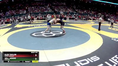 D1-215 lbs Semifinal - Alex Taylor, Mount Vernon vs Will Adkins, Moeller