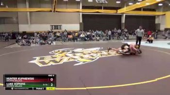 165 lbs 3rd Place Match - Hunter Kupniewski, Baldwin Wallace vs Luke Hopkins, Baldwin Wallace