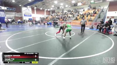 126 lbs Cons. Round 4 - Kamron Yamada, Oak Hills vs Tayari Tye, Victor Valley