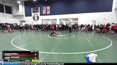 120 lbs Cons. Round 2 - Julian Rodela, Fullerton vs Angel Salgado, Hesperia