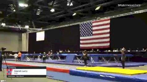 Cearah Larry - Tumbling, NSB - 2021 USA Gymnastics Championships
