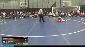95 lbs Round 3 (6 Team) - Kiernan Meink, Nebraska Black vs Kyler Simons, Iowa Red