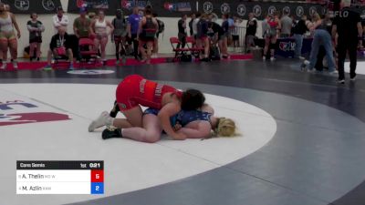 170 lbs Cons Semis - Alana Thelin, MO West Championship Wrestling Club vs Millie Azlin, Raw Wrestling Club