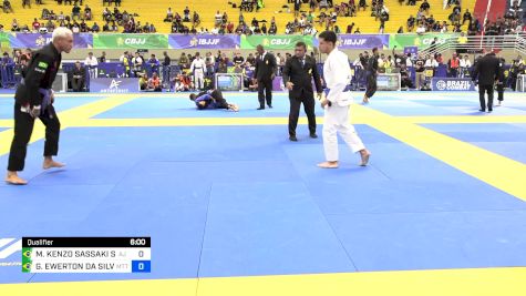 MATHEUS KENZO SASSAKI SOARES vs GILMAR EWERTON DA SILVA 2024 Brasileiro Jiu-Jitsu IBJJF