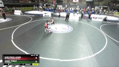 84 lbs 3rd Place Match - Nixen Thiele, California vs Jase Price-Lewis, Del Norte Wrestling Inc.