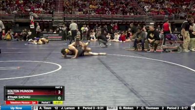 1A-126 lbs Quarterfinal - Ethan Sachau, Hinton vs Kolton Munson, Ogden