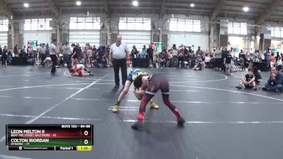 84-88 lbs Cons. Semi - Leon Melton Ii, Beat The Street Baltimore vs Colton Riordan, Dynamic