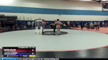 110 lbs Round 3 - Stefan Gabriel, Lakeland Wrestling vs Quinn Miller, Lakeland Wrestling