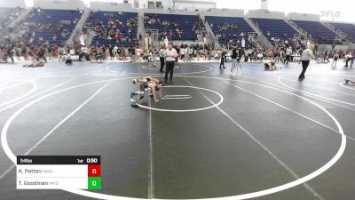 54 lbs Semifinal - Kaiden Patton, Havasu Heatwave vs Tucker Goodman, Payson Club Wrestling