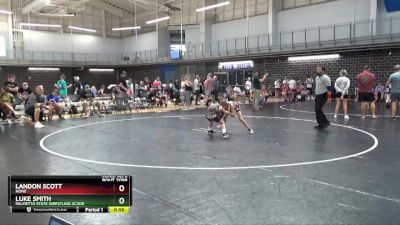 75 lbs Cons. Semi - Luke Smith, Palmetto State Wrestling Acade vs Landon Scott, None