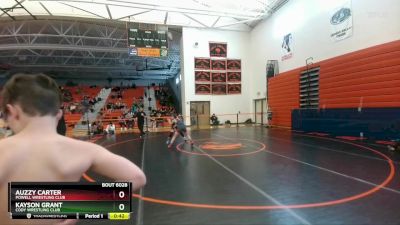 102 lbs Round 3 - Auzzy Carter, Powell Wrestling Club vs Kayson Grant, Cody Wrestling Club