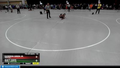 119 lbs Champ. Round 2 - Kameron Green Jr., Nebraska vs Rhett Davis, Prodigy Wrestling