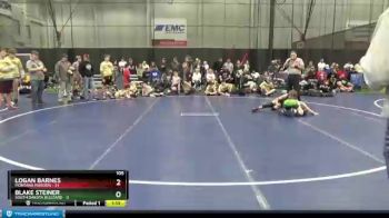 105 lbs Round 2 (6 Team) - Logan Barnes, Montana Maroon vs Blake Steiner, South Dakota Blizzard
