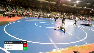 58 lbs Consi Of 8 #1 - Garrett Tacto, Roundtree Wrestling Academy vs Robert Frey, Norman Grappling Club