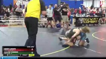 108 lbs Semis & 1st Wrestleback (8 Team) - Hunter Robbins, ARES Black vs Aiden Larsen, Team Gotcha Red