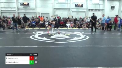 126 lbs Round 5 - Rylan Layton, Jacket Wrestling Club vs Nathan Metcalf, Rebelliousness