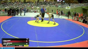 108 lbs Semis & 1st Wrestleback (8 Team) - Cole Roff, Culver vs Zoe Brewer, Willamina