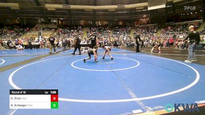 58 lbs Round Of 16 - Dayton Rice, Piedmont vs Adrian Arteaga, Ponca City Wrestling