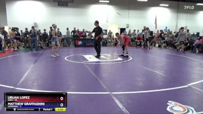 110 lbs Quarters & 1st Wb (16 Team) - Urijah Lopez, Ohio vs Matthew Graffagnini, Louisiana