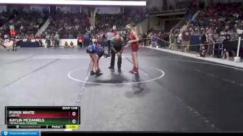 101 lbs Quarterfinal - Kaylin McDaniels, Topeka Blue Thunder vs Pyper White, Labette