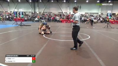 125 lbs Consi of 32 #2 - Jaxon Cole, Western Wyoming vs Alex Nunez, California Baptist Universtiy