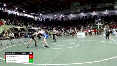 170 lbs Quarterfinal - Jon Eberhart, New Castle vs Zack Wagner, Hamilton Southeastern