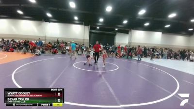 58-58 lbs Round 3 - Wyatt Cooley, North DeSoto Wrestling Academy vs Bexar Taylor, Spartan Mat Club