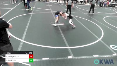 80 lbs Semifinal - Laine Dunigan, Pocola Youth Wrestling vs Dawson Back, R.A.W.