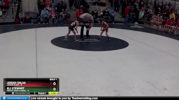 43 lbs Round 1 (4 Team) - Josiah Salas, Crown Point vs Eli Stewart, Indian Creek (large)