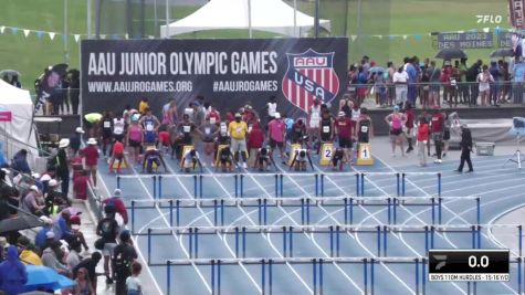 Youth Boys' 110m Hurdles Championship, Semi-Finals 8 - Age 15-16