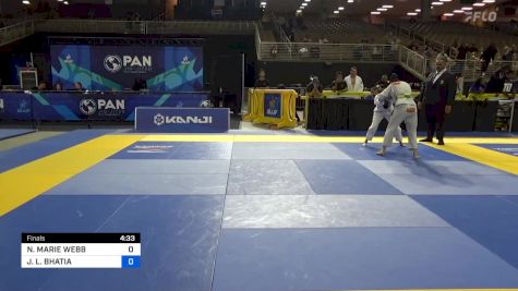NATASHA MARIE WEBB vs JYOTI L. BHATIA 2024 Pan Jiu Jitsu IBJJF Championship
