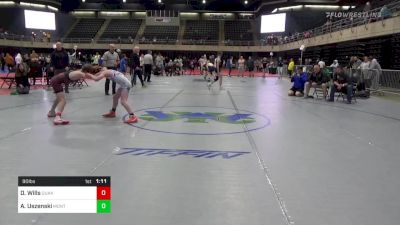 90 lbs 3rd Place - Deklan Wills, Quakertown vs Andrew Uszenski, Montgomery