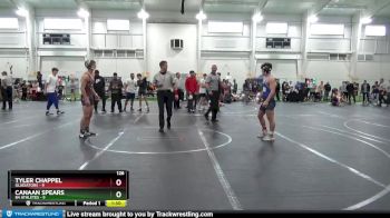 126 lbs Round 8 (10 Team) - Tyler Chappel, Gladiators vs Canaan Spears, 84 Athletes