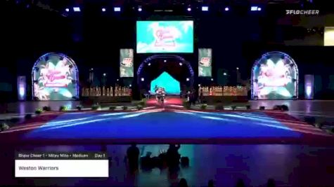 Weston Warriors [2020 Show Cheer 1 - Mitey Mite - Medium Day 1] 2020 Pop Warner National Cheer & Dance Championship
