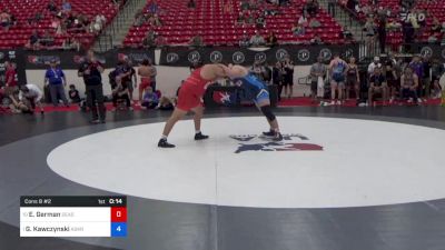 110 kg Cons 8 #2 - Edward German, Seasons Freestyle Club vs Garett Kawczynski, Askren Wrestling Academy