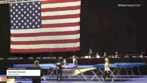 Kamden Bronson - Individual Trampoline, Basels All Star - 2021 USA Gymnastics Championships