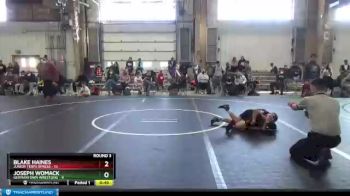 88 lbs Round 3 (4 Team) - Blake Haines, Junior Terps Xpress vs Joseph Womack, Germantown Wrestling