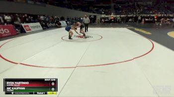 2A/1A-138 1st Place Match - Ryon Martinho, Illinois Valley vs Nic Kaufman, Toledo