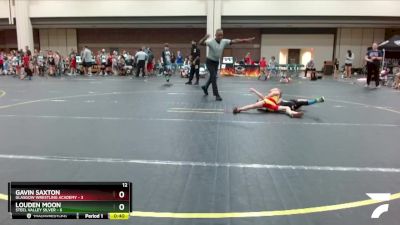 56 lbs Placement (4 Team) - Landon Walker, Glasgow Wrestling Academy vs Levi Kaufman, Steel Valley Silver