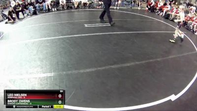 55 lbs Round 1 (6 Team) - Brody Owens, Kansas Copperhead vs Leo Nielsen, Nebraska Red