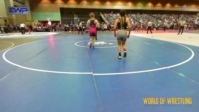 120 lbs Semifinal - Seriah Santibanes, Team Selma vs Hailey Worden, Gold Rush Wrestling Academy