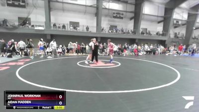 190 lbs Champ. Round 2 - JohnPaul Workman, WA vs Aidan Madden, FL