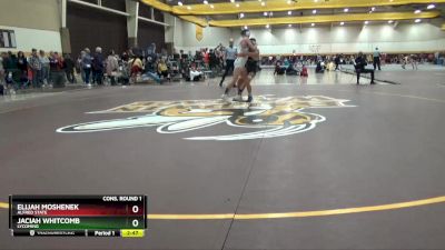 133 lbs Cons. Round 1 - Elijah Moshenek, Alfred State vs Jaciah Whitcomb, Lycoming