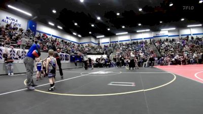 46 lbs Consi Of 8 #1 - Masterson Hight, Piedmont vs Wyatt Adkisson, Harrah Little League Wrestling