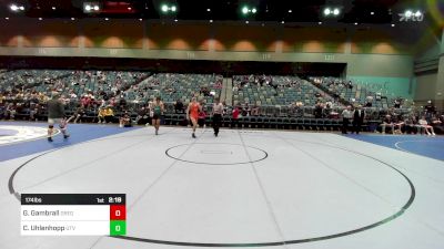 174 lbs Consi Of 8 #2 - Graham Gambrall, Oregon State-UNATT vs Caleb Uhlenhopp, Utah Valley