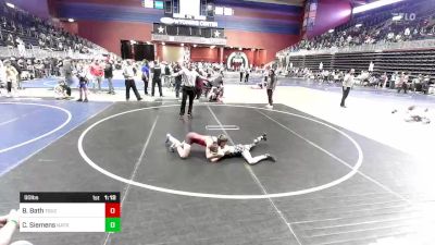 90 lbs Final - Brooks Bath, Touch Of Gold WC vs Colson Siemens, Natrona Colts WC