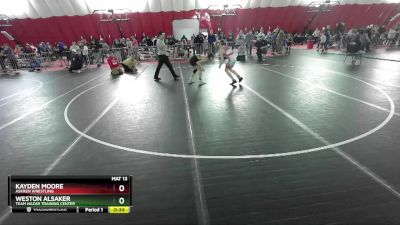 117 lbs Quarterfinal - Weston Alsaker, Team Nazar Training Center vs Kayden Moore, Askren Wrestling