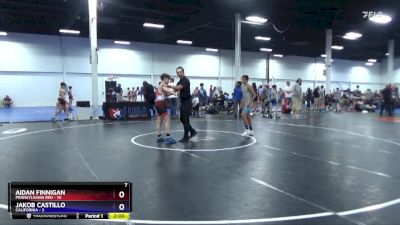 106 lbs Semis & 1st Wrestleback (8 Team) - Aidan Finnigan, Pennsylvania Red vs Jakob Castillo, California