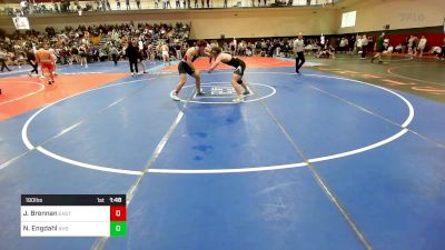 190 lbs Consi Of 8 #1 - Jon Brennan, Eastern Regional vs Nate Engdahl, Ridge High School