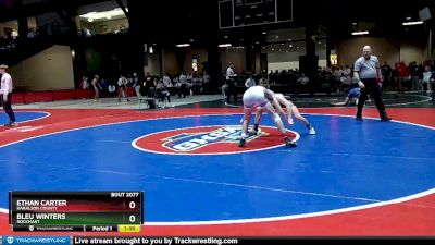 2A-138 lbs Quarterfinal - Ethan Carter, Haralson County vs Bleu Winters, Rockmart